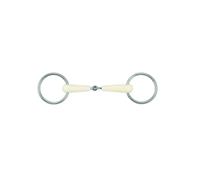 Mors double brisures pour cheval Soyo Single Joint Noir 105 mm