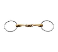 Mors double brisures pour cheval Sprenger Basic 70 mm Doré 145x16 mm