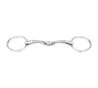Mors double brisures pour cheval Sprenger Satinox 55 mm Argenté 145x12 mm