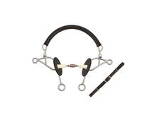 Mors double joint + rouleau en cuivre Soyo Happy mouth tandem Noir 135 mm