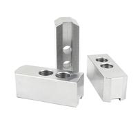 Mors Doux Hydrauliques De Précision 4/5/6/8/10/12/15/18/21/24 Pouces, Concentricité 0,01mm, Pour Pièces Souples Pour Tourneurs CNC Et Ateliers D'outillage(18 inch)