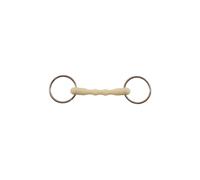 Mors droit pour cheval Happy Mouth Doré 12,5 cm