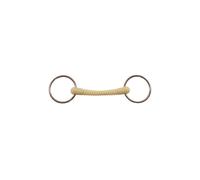 Mors droit pour cheval Happy Mouth Doré 14,5 cm