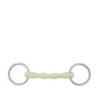 Mors droit pour cheval inox BR Equitation Apple Mouth Vert 11,5 cm