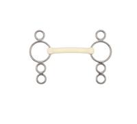 Mors droit Soyo Happy mouth pessoa "plain" Blanc 135 mm
