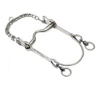 Mors espagnol pour cheval Feeling Argenté 125 mm