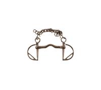 Mors espagnol pour cheval Umbria Equitazione Kimberwick Marron 12,5 cm