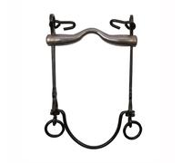 Mors espagnol pour cheval Zaldi 7Ai Noir 12,5 cm