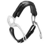 Mors hackamore XL pour cheval Stübben Noir 195x85 mm