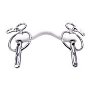 Mors Liverpool pour cheval 2 fentes non fixé Trust Inno Sense Medium-20 Blanc 14,5 cm