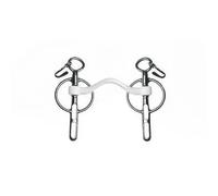 Mors Liverpool pour cheval 2 fentes Trust Inno Sense Medium-15 Blanc 13,5 cm