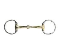 Mors olive pour cheval anatomique QHP Doré 9,5 cm