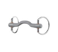 Mors olive pour cheval avec passage de langue, doux Beris Konnex Gris 130 mm