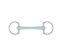 Mors olive pour cheval Beris Eggbutt, Mullen Mouth Argenté 110 mm