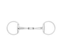 Mors olive pour cheval brisure double Waldhausen Argenté 11,5 cm