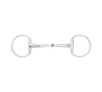 Mors olive pour cheval brisure simple Waldhausen Argenté 13,5 cm