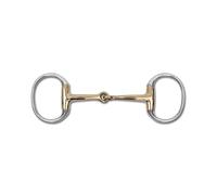 Mors olive pour cheval brisure simple Waldhausen Cupris Massif Doré 11,5 cm