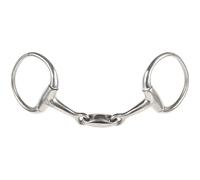 Mors olive pour cheval double brisure Harry's Horse Argenté 11,5 cm