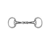 Mors olive pour cheval double brisure Waldhausen Massif Argenté 13,5 cm