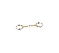 Mors olive pour cheval Happy Mouth HM Doré 13,5 cm