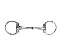 Mors olive pour cheval HKM 16 mm Argenté 65x155 mm Large
