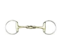 Mors olive pour cheval HKM Argentan 16 mm Doré 65x125 mm Large
