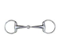 Mors olive pour cheval inox massif HKM 20 mm Argenté 55x115 mm