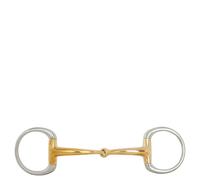 Mors olive pour cheval simple brisure BR Equitation Argenté 12,5 cm