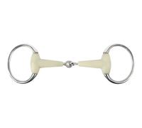Mors olive pour cheval simple brisure Harry's Horse Apple Argenté 13,5 cm