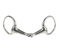 Mors olive pour cheval simple brisure Harry's Horse Argenté 13,5 cm