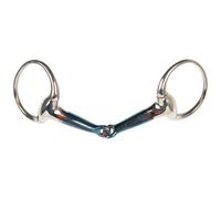 Mors olive pour cheval simple brisure Harry's Horse Sweet Iron Doré 11,5 cm