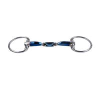 Mors olive pour cheval Trust Sweet Iron Eggbutt Eliptical 16 Bleu 13,5 cm