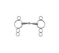 Mors pessoa creux pour cheval Umbria Equitazione Argenté 12,5 cm