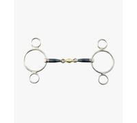 Mors Pessoa double brisure pour cheval Premier Equine Sweet Iron Argenté 12,5 cm