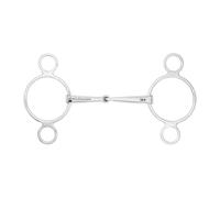 Mors pessoa pour cheval brisure simple Waldhausen Argenté 14,5 cm