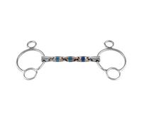 Mors pessoa pour cheval Trust Sweet Iron 2,5 Ring Waterford 16 Bleu 14,5 cm