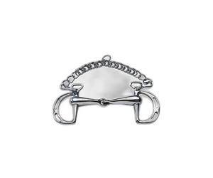 Mors pour cheval à passes brisé Feeling Argenté 115 mm