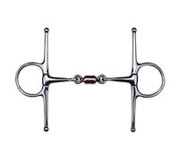 Mors pour cheval à roulette Feeling Argenté 135 mm