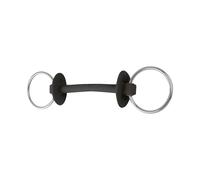 Mors pour cheval avec anneau, extra doux Beris Prime Noir 130 mm