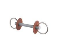 Mors pour cheval avec canon et anneau, doux Beris Comfort Gris 120 mm