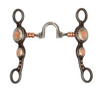 Mors pour cheval correctionnel à torsion florale Pool's Marron 12,5 cm