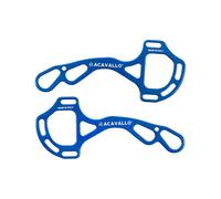 Mors pour cheval en aluminium Acavallo Alupro Hackamore Bleu TU