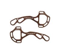 Mors pour cheval en aluminium Acavallo Alupro Hackamore Marron TU