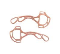 Mors pour cheval en aluminium Acavallo Alupro Hackamore Rose TU