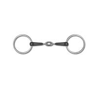 Mors pour cheval en caoutchouc double brisure Waldhausen d Argenté 13,5 cm