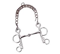 Mors pour cheval mini pelham brisé Feeling Argenté 90 mm