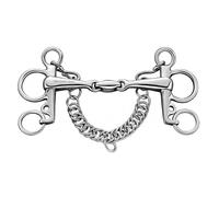 Mors pour cheval Sprenger pelham Maxcontrol Argenté 125 mm