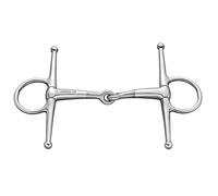 Mors pour cheval Sprenger Turnado simple brisure Argenté 135 mm
