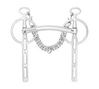 Waldhausen Mors de filet d'attelage Liverpool 16 mm en acier inoxydable 13,5 cm