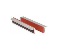 Mors pour étau en aluminium - Avec protection en caoutchouc - Largeur : 160 mm